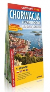 Comfort! map Chorwacja i Czarnogóra 1:300 000 mapa - Opracowanie zbiorowe