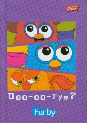 Brulion A6 Furby w kratkę 96 kartek