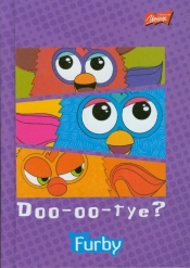 Brulion A6 Furby w kratkę 96 kartek
