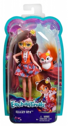 Enchantimals Lalka + Zwierzątko, Felicity Fox (DVH87/DVH89)