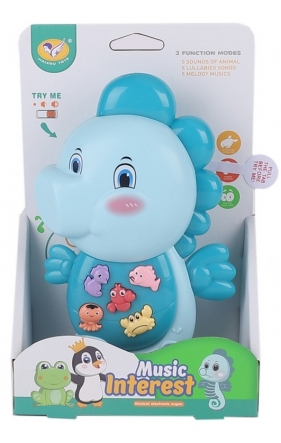 Zabawka muzyczna - konik morski, 1 szt. (120119)