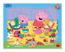 Puzzle ramkowe Świnka Peppa W pokoju 12el