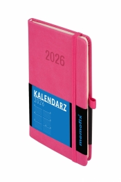 Kalendarz 2026 Memofix B6 TDW - Różowy