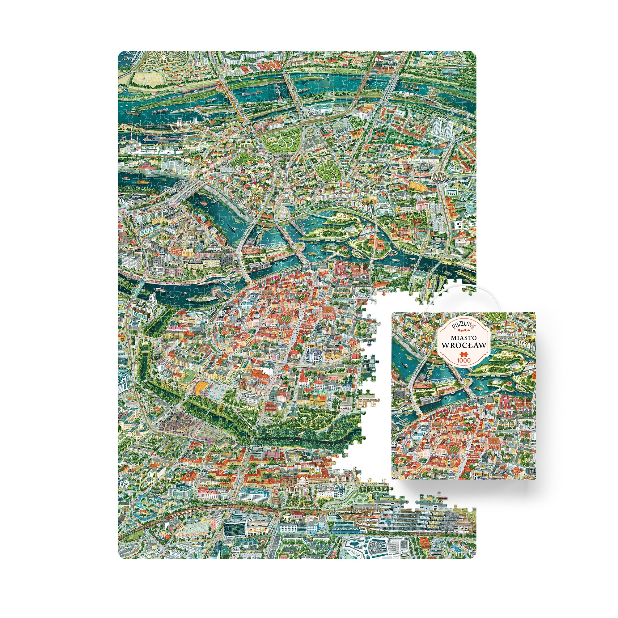 Czuczu Puzzlove: Miasto Wrocław 1000 el.