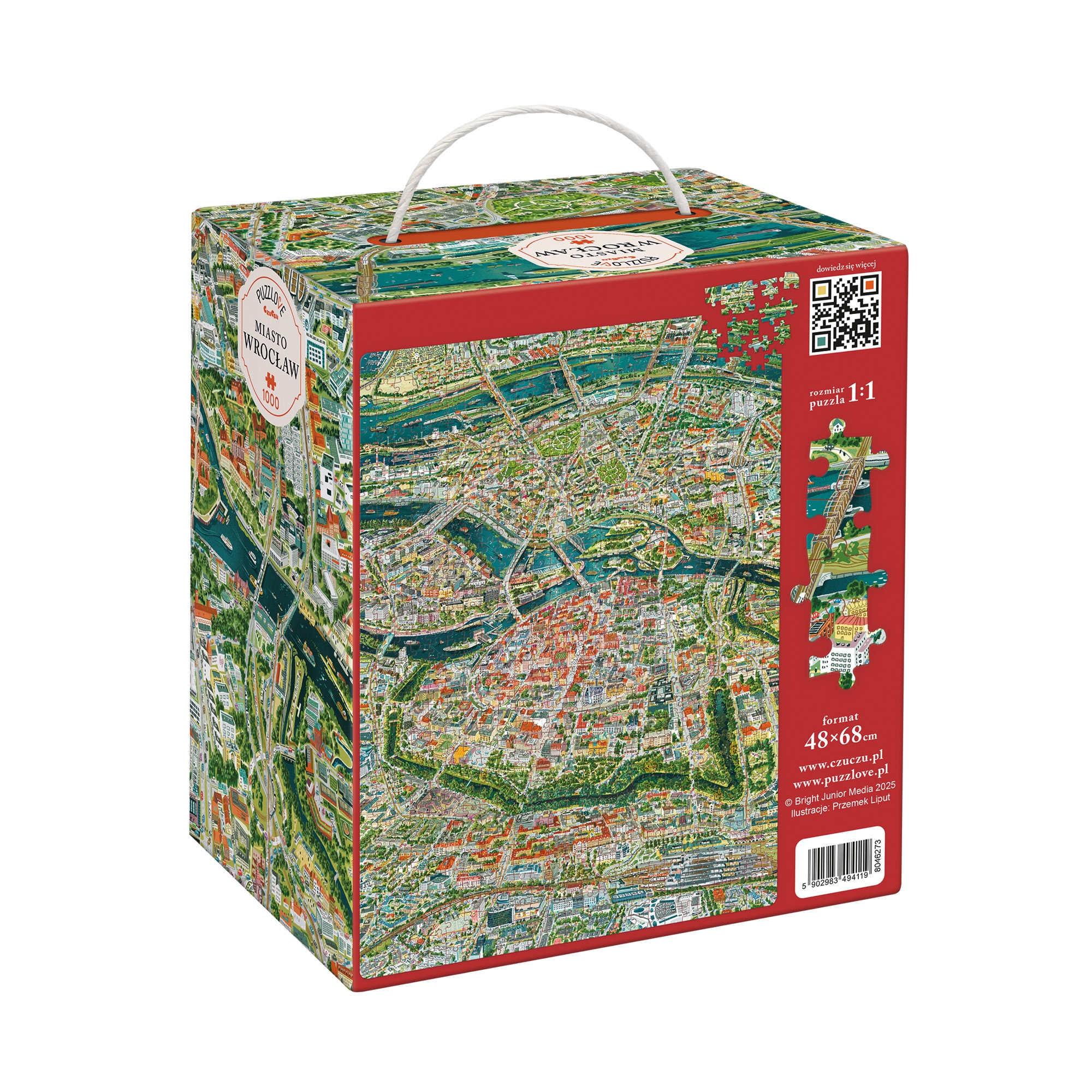 Czuczu Puzzlove: Miasto Wrocław 1000 el.