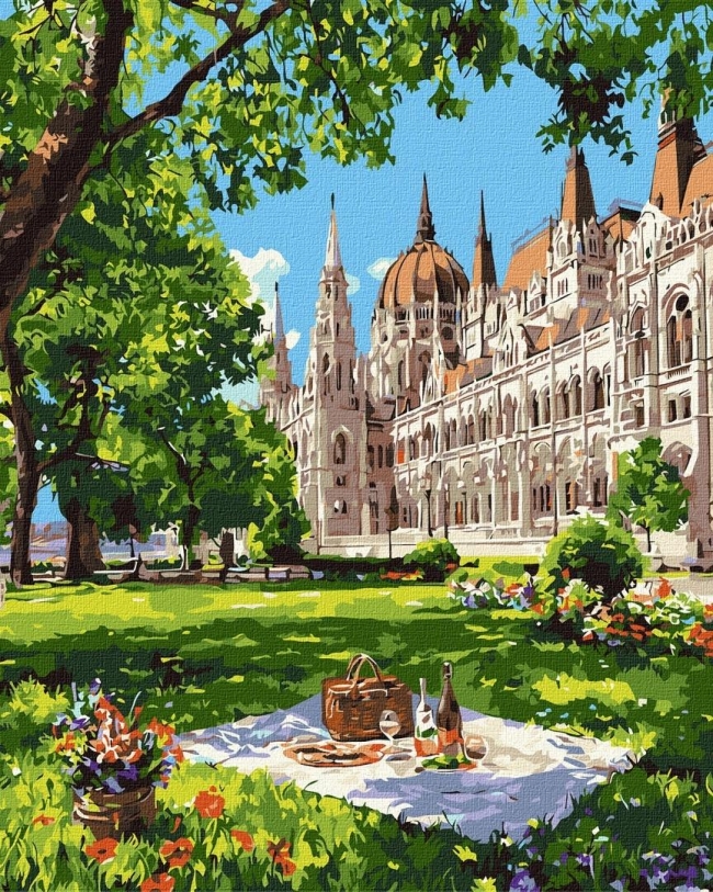<img src='https://webimage.pl/pics/119/5/d4823104395119.jpg' style='height:440px' /> Malowanie po numerach - Przytulny piknik w...