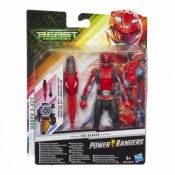 Figurka Power Rangers, Czerwony (E5915/E5941) (Uszkodzone opakowanie)