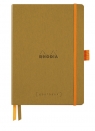  Notes Rhodia -  Rhodiarama Goalbook gold  A5 - kropki - Softcover