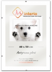 Antyrama plexi 40 x 50 cm