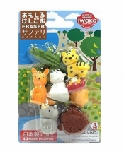 Zestaw gumek do ścierania - Safari