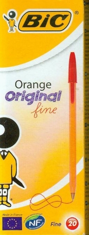 Długopis Orange Original Czerwony Pudełko 20 sztuk