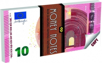 Notes 10 Euro 70 kartek