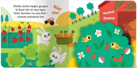 Szukamy zwierząt. Gdzie jest krówka? Filcowe klapki i lusterko - Anna Podgórska