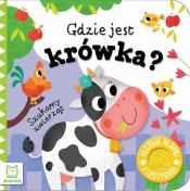 Szukamy zwierząt. Gdzie jest krówka? Filcowe klapki i lusterko - Anna Podgórska