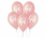 Balony premium hel It's a Girl 33cm 5szt