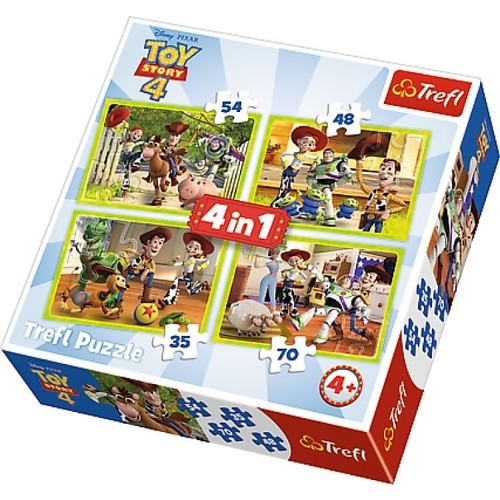 Puzzle 4w1 Toy Story 4 Ekipa zabawkowa (34312)