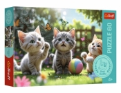 Puzzle 60 Trzy kociaki