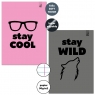 Zeszyt A4/32K linia margines Stay Cool Wild (6szt)
