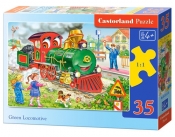 Puzzle Green Locomotive 35 elementów (035120)