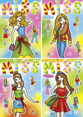 Kolorowanka Miss z naklejkami - Opracowanie zbiorowe
