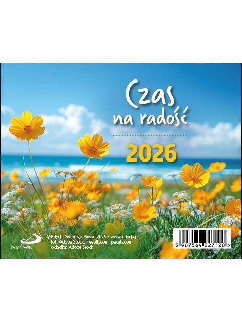 Kalendarz 2026 biurkowy czas na radość