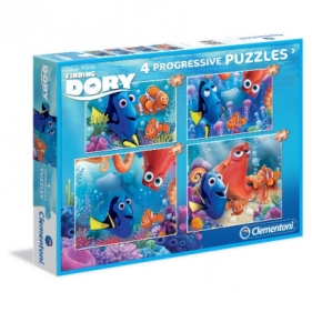 Puzzle 4w1 Gdzie jest Dory (07712)
