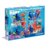 Puzzle 4w1 Gdzie jest Dory (07712)