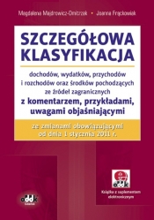 Szczegółowa klasyfikacja dochodów wydatków przychodów i rozchodów oraz środków pochodzących ze źródeł zagranicznych