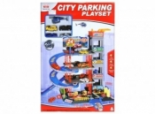 Parking z metalowymi akcesoriami