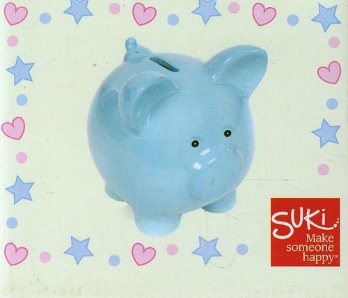 Niebieska skarbonka świnka (10012)