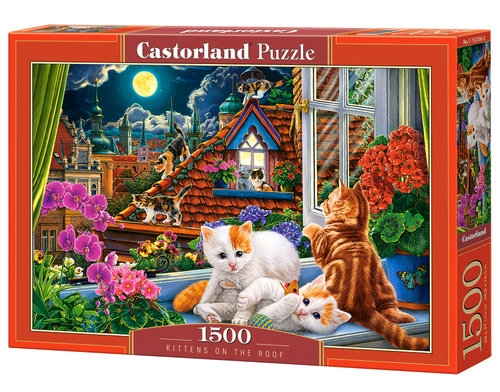 Puzzle 1500 Kittens on the Roof