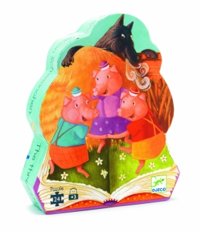 Puzzle postaciowe Trzy Małe świnki (DJ07212)