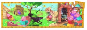 Puzzle postaciowe Trzy Małe świnki (DJ07212)