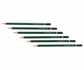 Ołówki do szkicowania Astra Artea, 6 sztuk w metalowym pudełku (206118001)