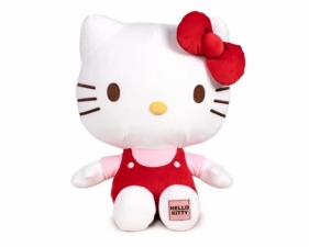 Hello Kitty. Plusz z naszywką 20cm czerwony