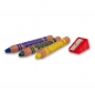 Kredki ołówkowe Colorino Jumbo, 6 kolorów + temperówka (33121PTR)