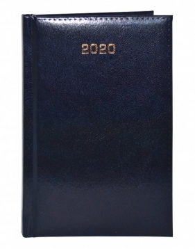 Kalendarz 2020 książkowy - terminarz B6 dzienny granat