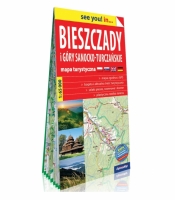 Bieszczady i Góry Sanocko-Turczańskie Mapa turystyczna 1:65 000