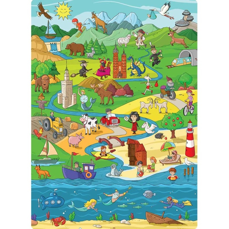 Puzzle 70: Polska. Od Bałtyku do Tatr