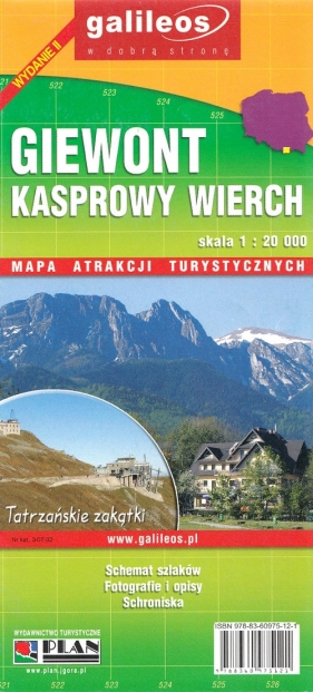 Giewont Kasprowy Wierch, 1:20 000