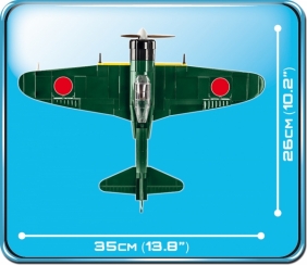 Cobi: Mała Armia. Mitsubishi A6M5 Zero - myśliwiec japoński (5712)