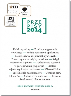 Przepisy 2014 Zbiór cywilny - <br />