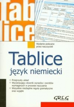 Tablice Język niemiecki - Jaszczuk Agnieszka