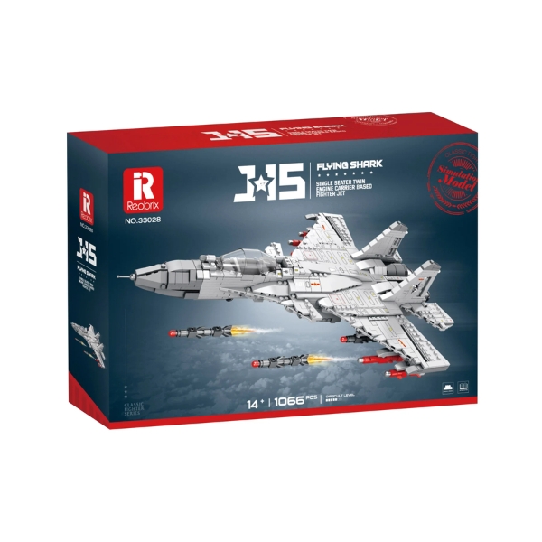 Reobrix, Klocki Samolot myśliwski J-15 Flying Shark, 1066  el.