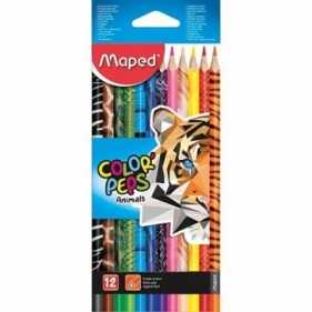 Kredki Colorpeps Animal 12 kolorów MAPED