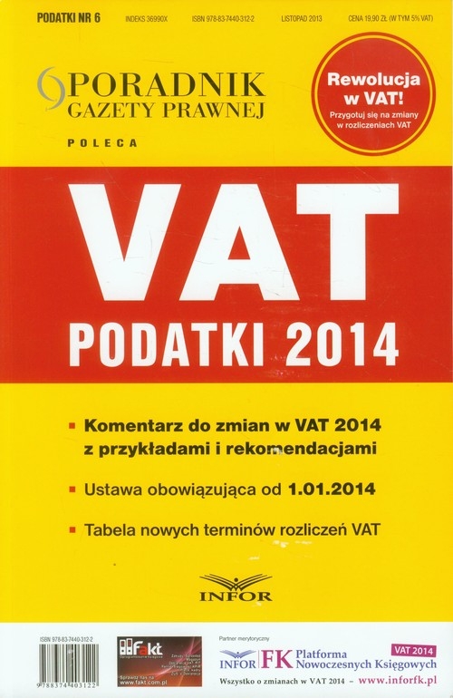 VAT Podatki 2014