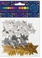 NAKLEJKI Z PIANKI GWIAZDKI BROKAT 45 SZT-DP CRAFT BPZ