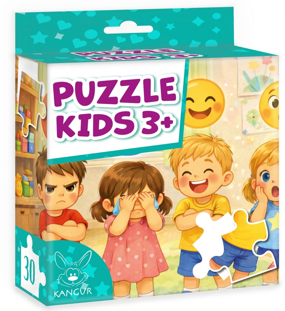 Puzzle Kids 3+. Emocje