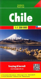 Chile mapa 1:1 200 000 - Praca zbiorowa