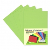 Tektura A4 falista pistacjowa 5szt